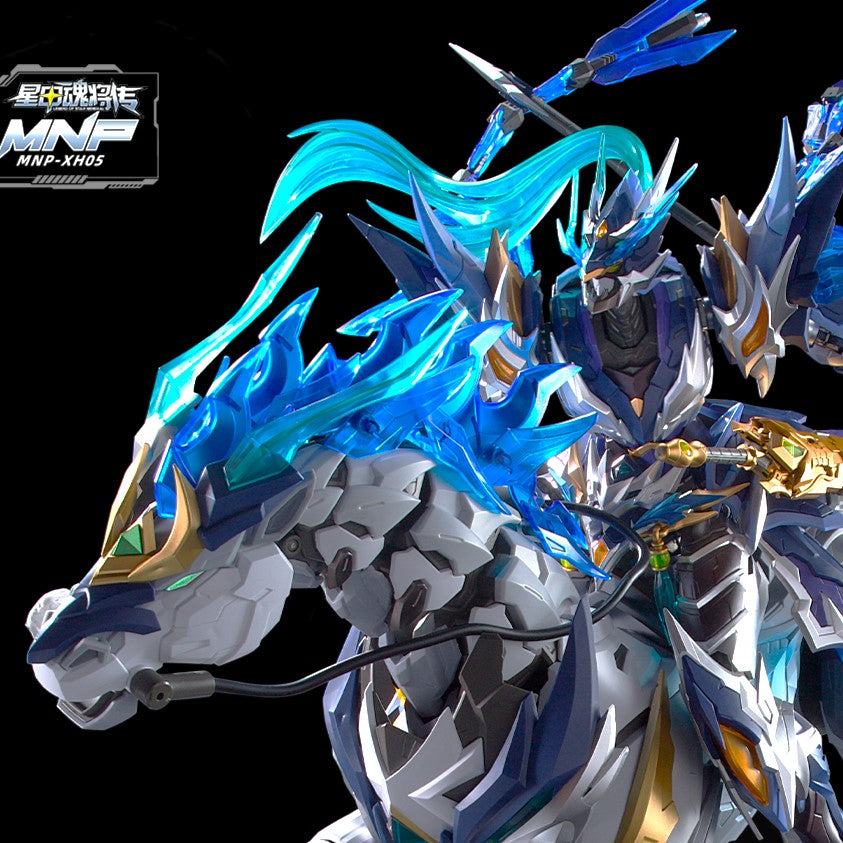 Motor Nuclear 摩动核 MNP-XH05 ZHAO YUN 赵云 + WHITE DRAGON HORSE 玉兰白龙驹 Plastic Model Metal Structured Kit Toy and Games Techvron Singapore