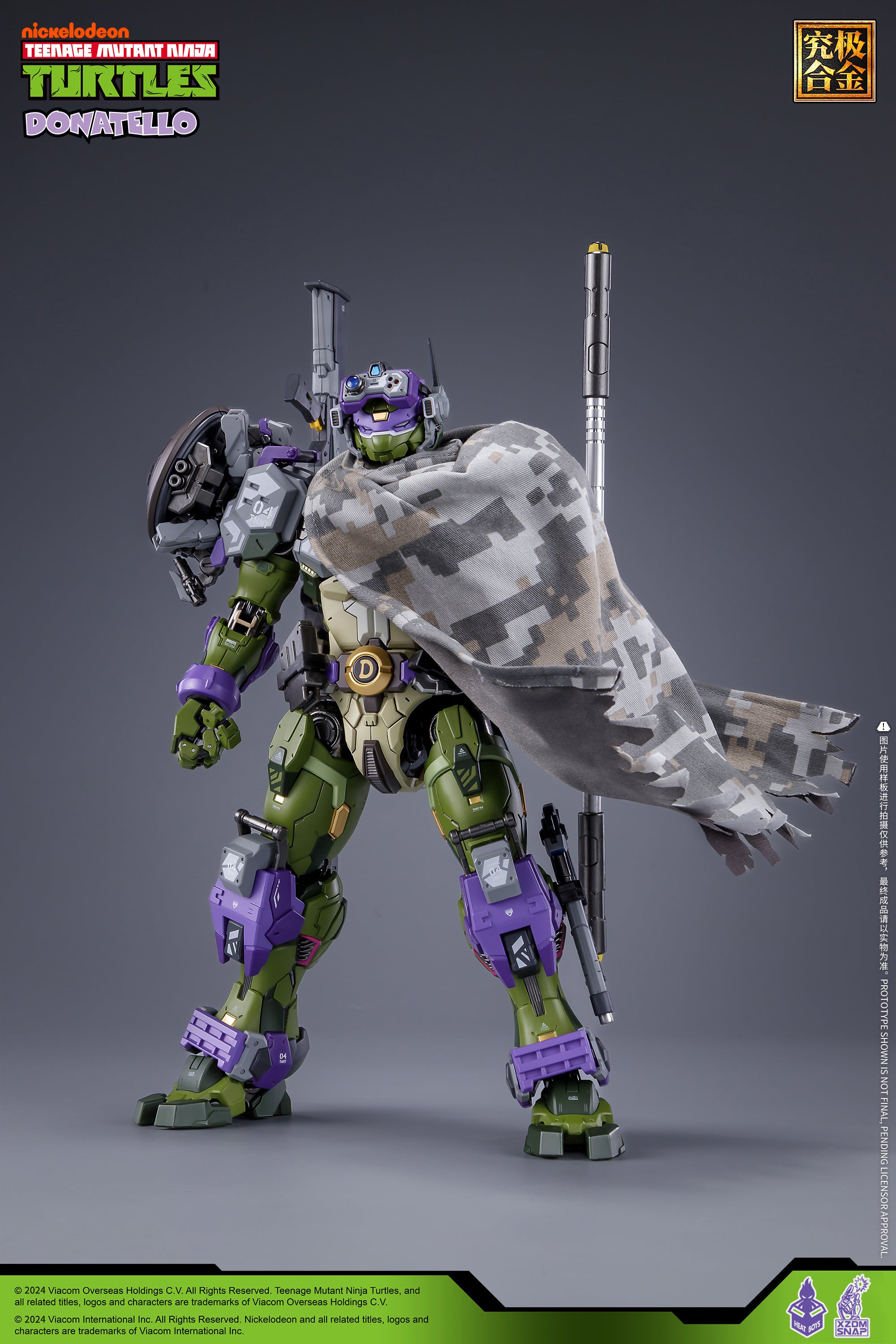 HEAT BOYS X SNAP HB0015 DONATELLO Teenage Mutant Ninja Turtle TMNT MECHA NICKELODEON Action Figure Techvron