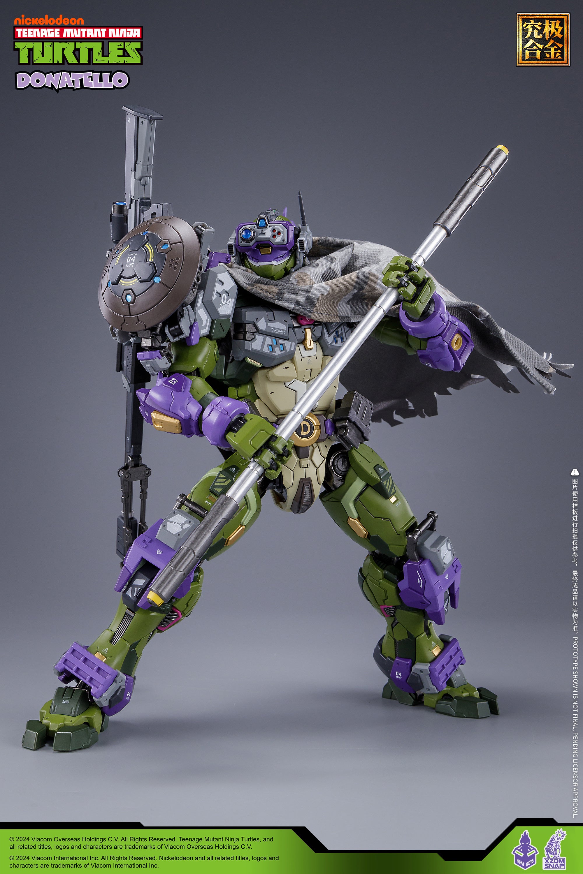 HEAT BOYS X SNAP HB0015 DONATELLO Teenage Mutant Ninja Turtle TMNT MECHA NICKELODEON Action Figure Techvron