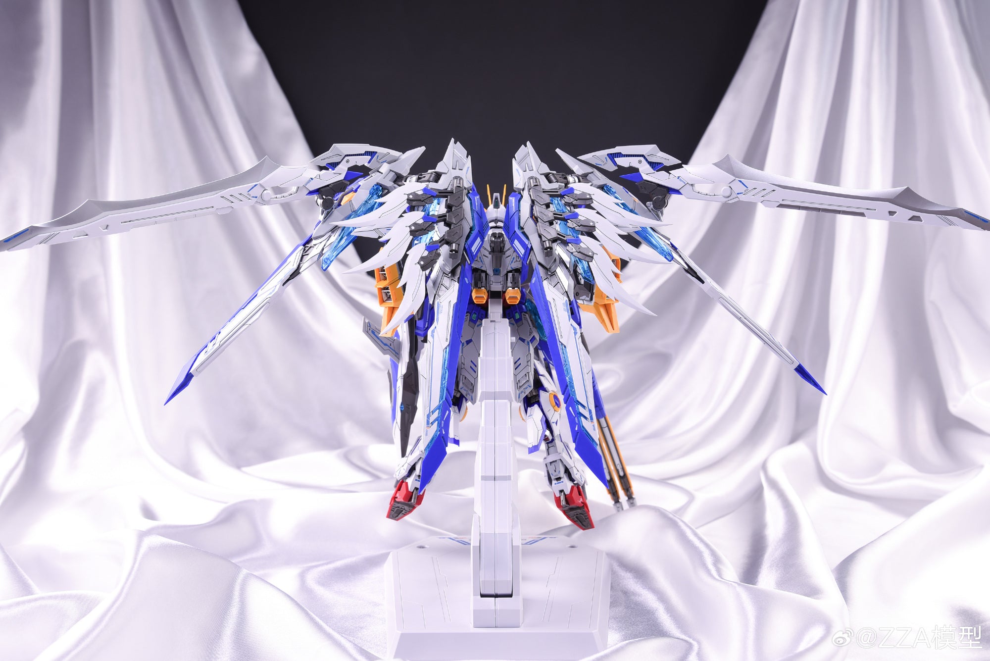 ZZA MODEL CH-01 BLUE FLAME Metal Build Structure Plastic Model Action Figure Kit TECHVRON Toys & Games Hobby Singapore