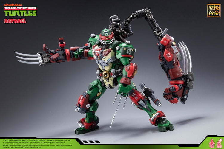 HEAT BOYS X SNAP HB0012 RAPHAEL Teenage Mutant Ninja Turtle TMNT MECHA NICKELODEON Action Figure Techvron