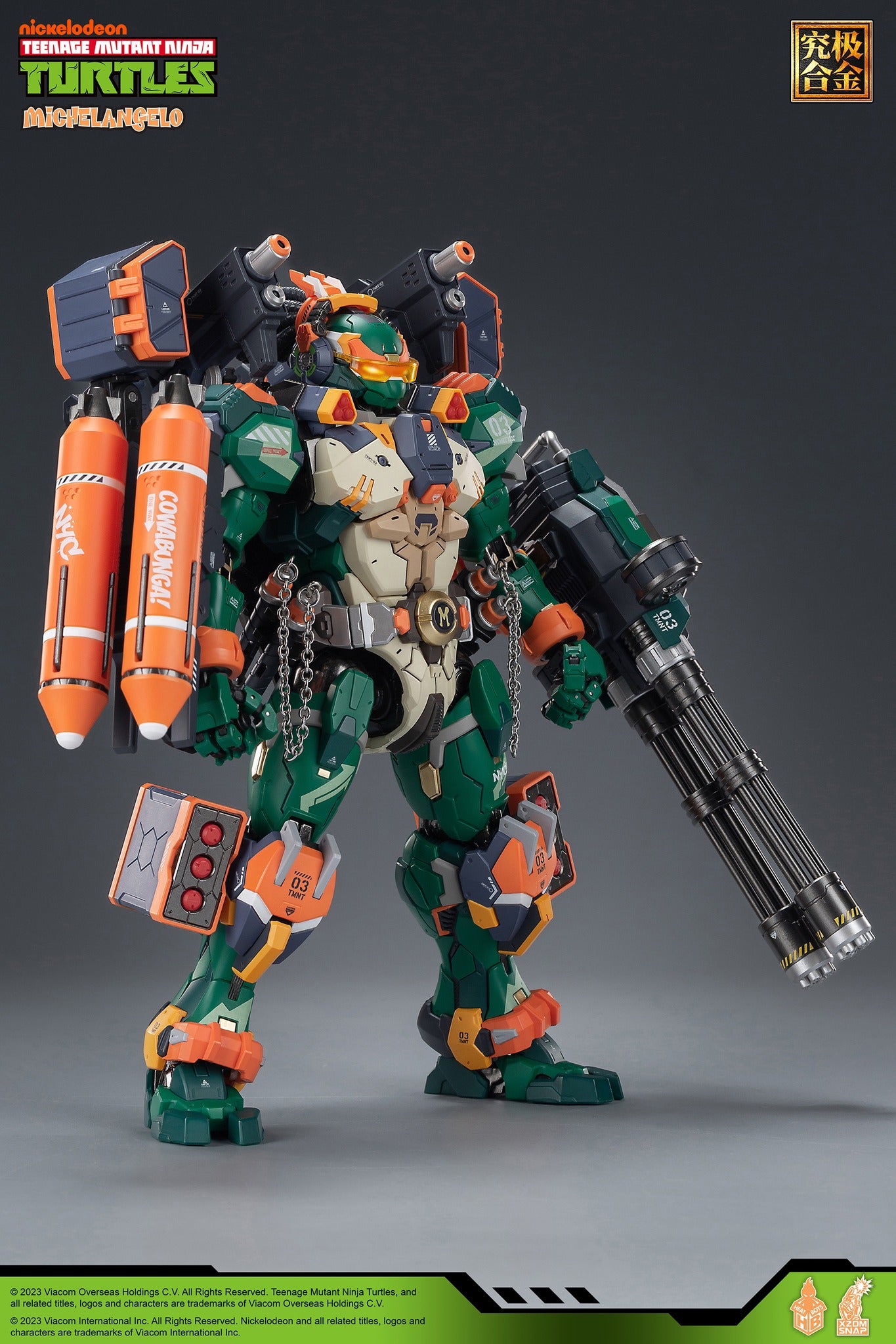 HEAT BOYS X SNAP HB0014 MICHELANGELO TMNT MECHA NICKELODEON