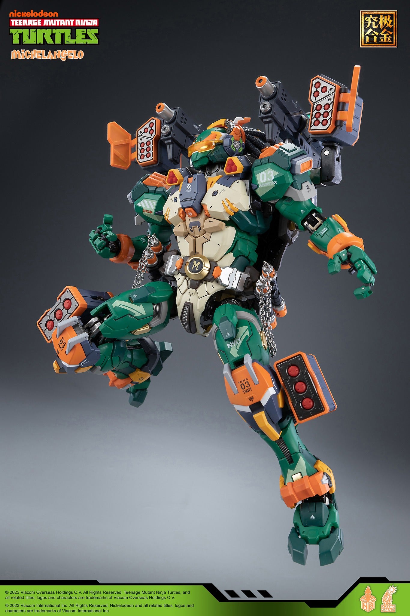 HEAT BOYS X SNAP HB0014 MICHELANGELO TMNT MECHA NICKELODEON