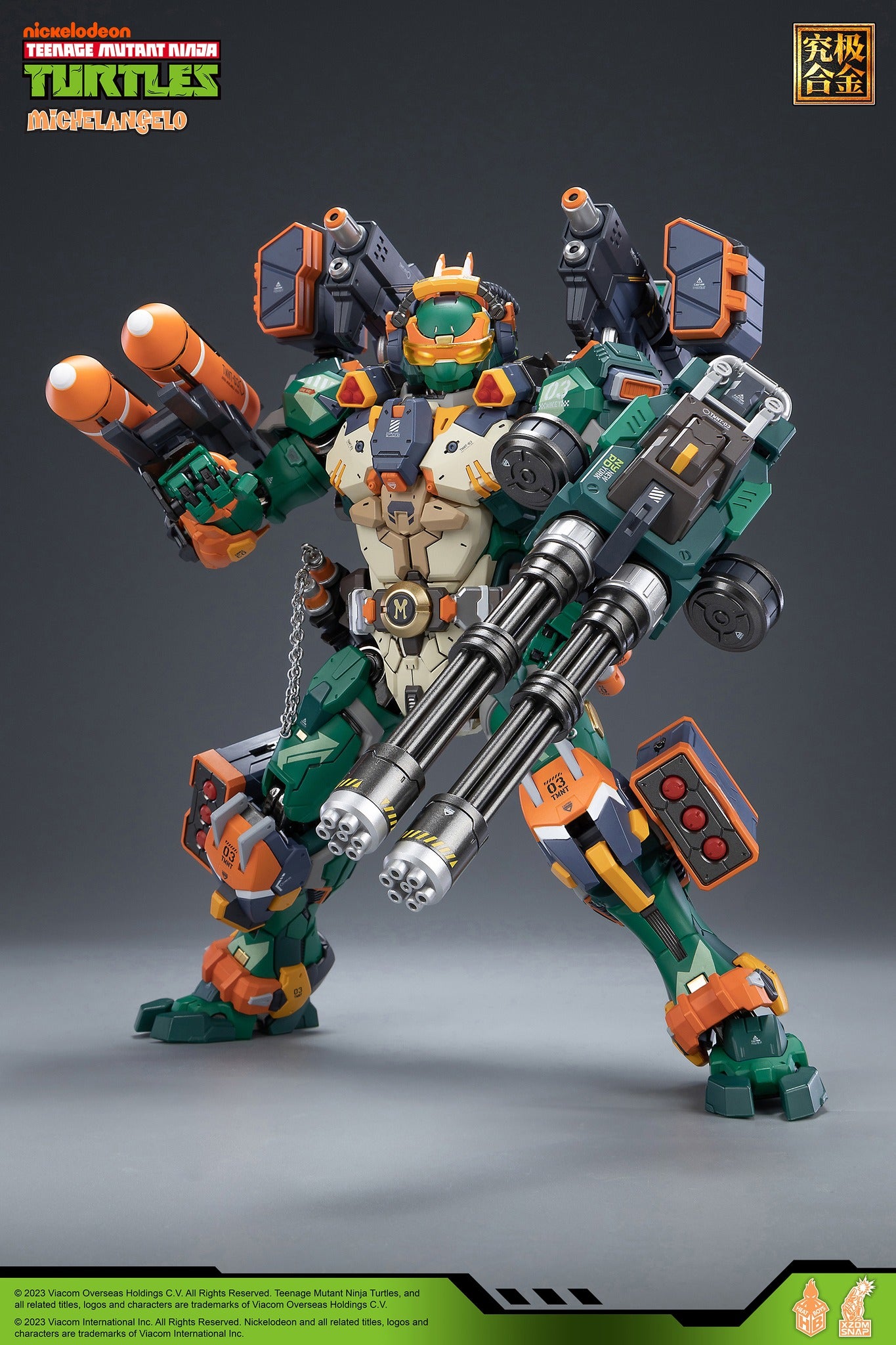 HEAT BOYS X SNAP HB0014 MICHELANGELO TMNT MECHA NICKELODEON