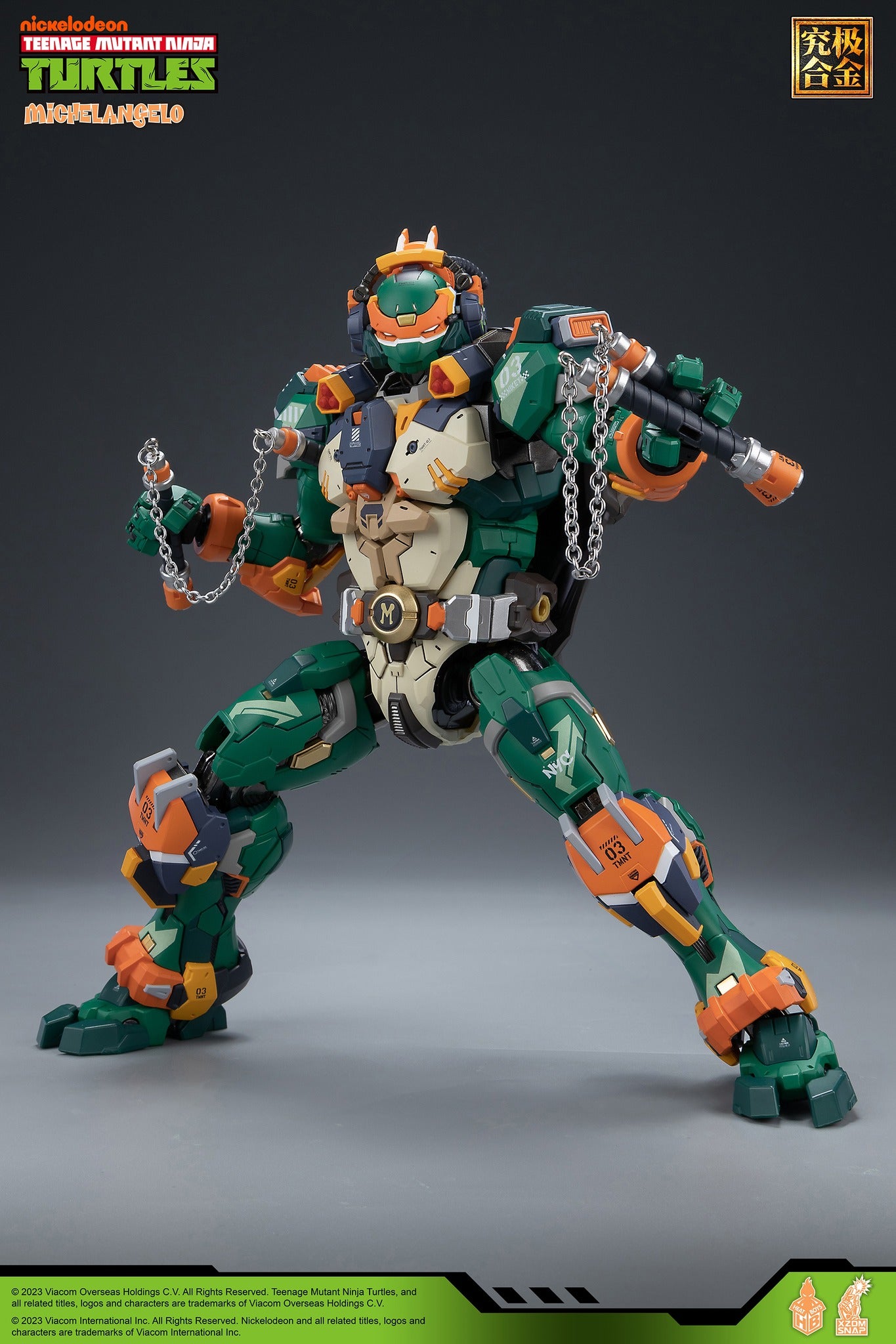 HEAT BOYS X SNAP HB0014 MICHELANGELO TMNT MECHA NICKELODEON