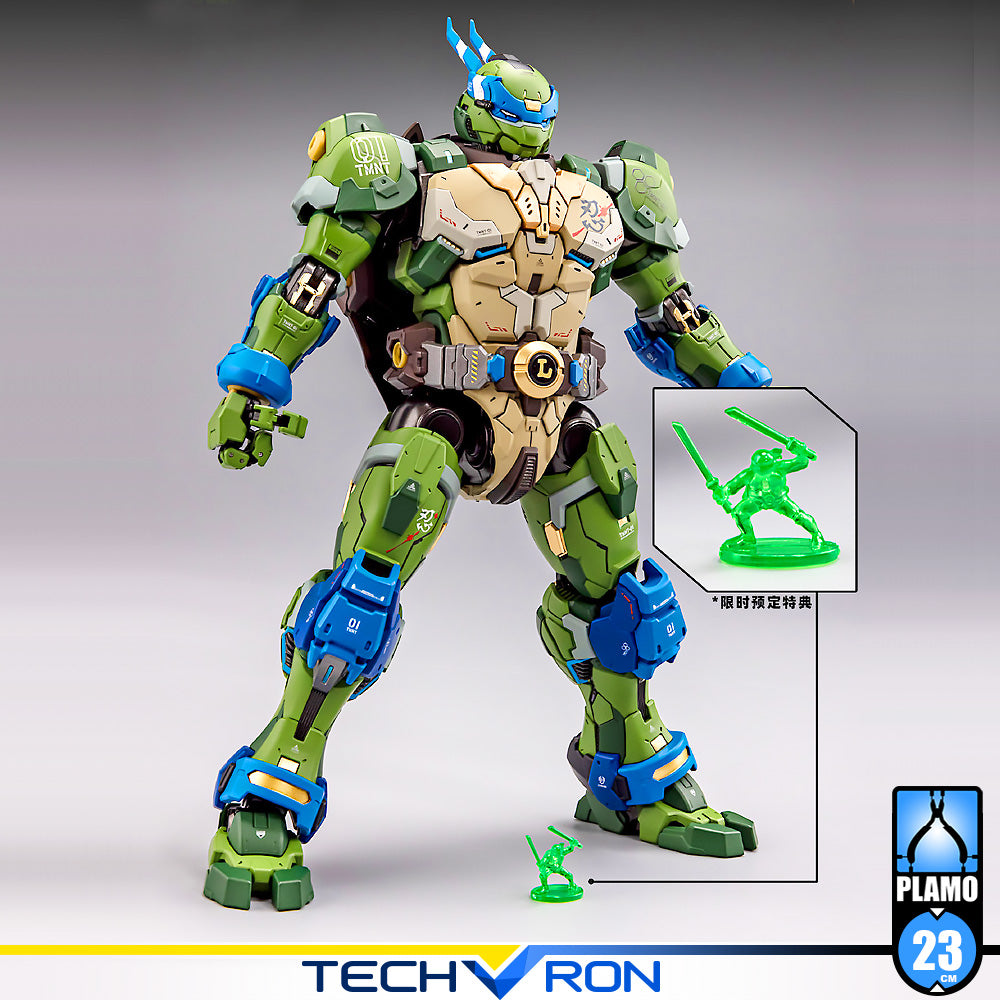 HEAT BOYS X SNAP HB0012 LEONARDO Teenage Mutant Ninja Turtle TMNT MECHA NICKELODEON Action Figure Techvron