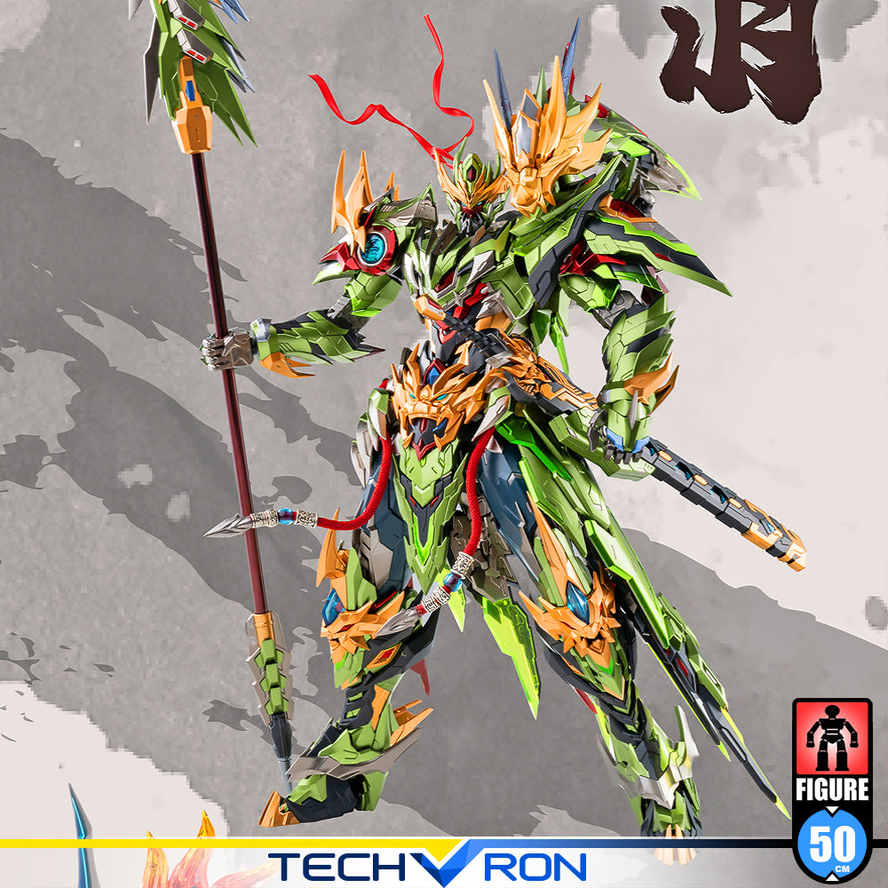 PREORDER ▶ Q2-2024 🟢MNQ-XH09X GUAN YU + RED FLAME FIRE DRAGON HORSE 关羽·赤炎火龙驹