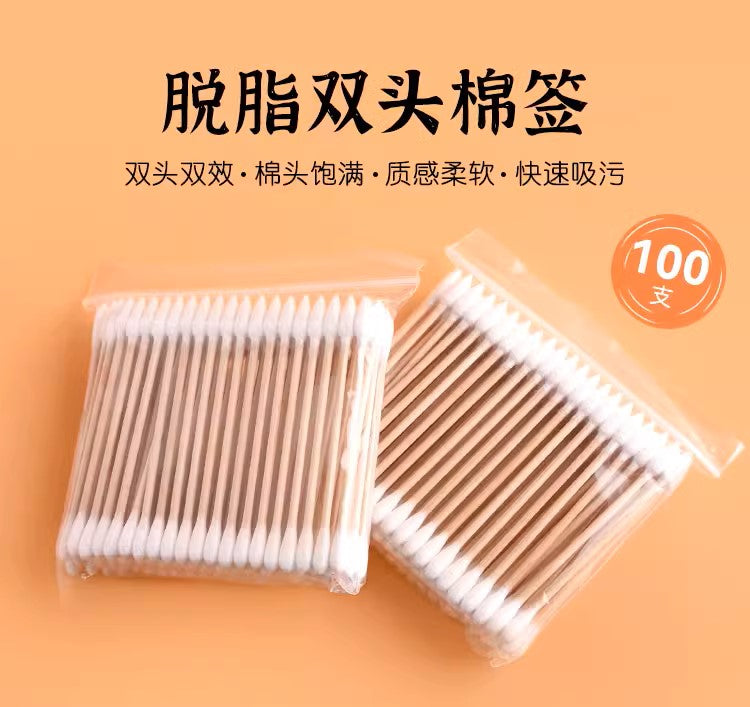 CRAFT DOUBLE SIDE COTTON SWAB 100pcs