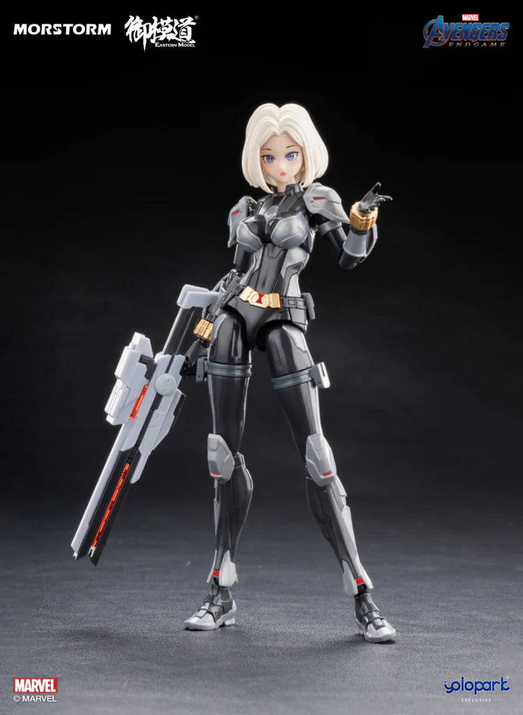 MORSTORM MARVEL GIRL BLACK WIDOW AVENGER ENDGAME Plastic Model Action Figure Kit Toy and Games Techvron