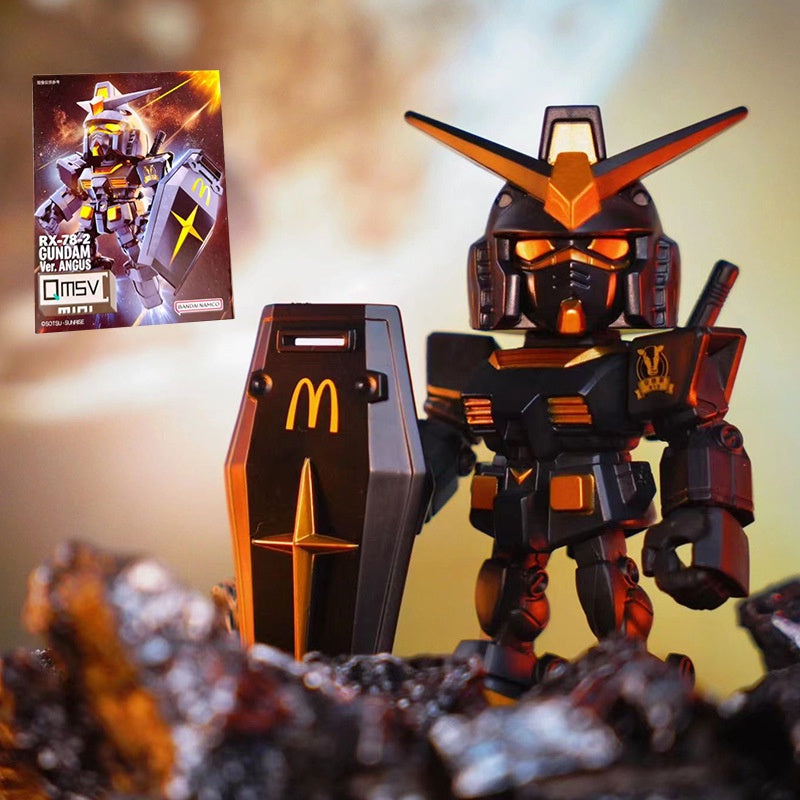 QMSV MINI MCDONALD'S RX-78-2 GUNDAM Ver. ANGUS CHINA LIMITED EDITION Action Figure Toy and Games Techvron Singapore