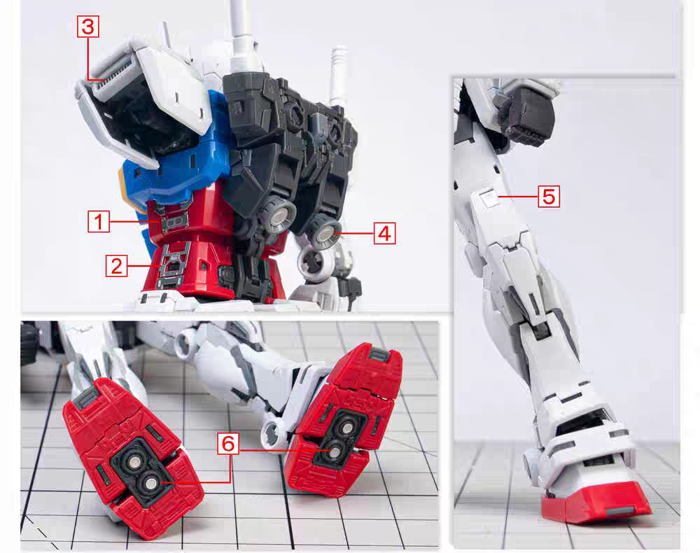 TAS RG RX78-2 VER 2.0 METAL UPGRADE ETCHING PARTS